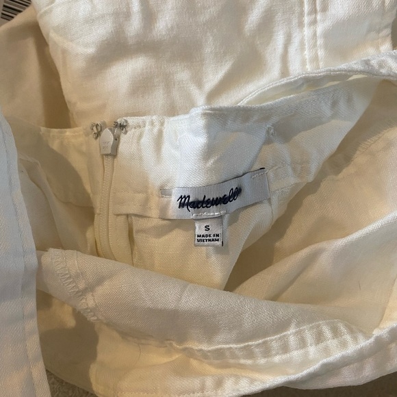 Madewell Linen-Cotton Princess-Seamed Midi Dress - Picture 5 of 5